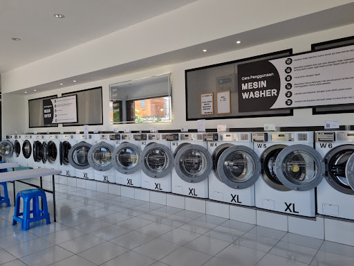 Suasana laundry modern yang nyaman